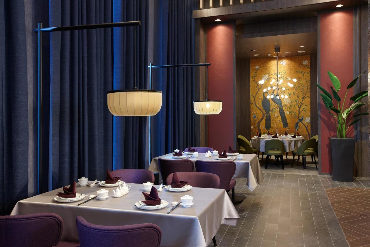 Cozzi Blu Hotel Zhongli Exterior photo The interior of the restaurant
