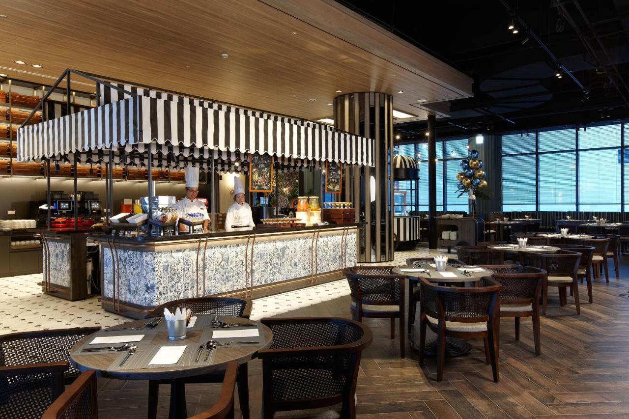 Cozzi Blu Hotel Zhongli Exterior photo The interior of the restaurant